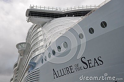 Royal Caribbean's Allure of the Seas Editorial Stock Photo