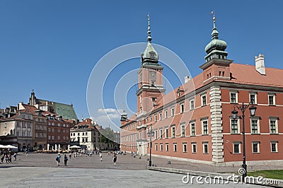 Royal Castle in Warsaw Editorial Stock Photo