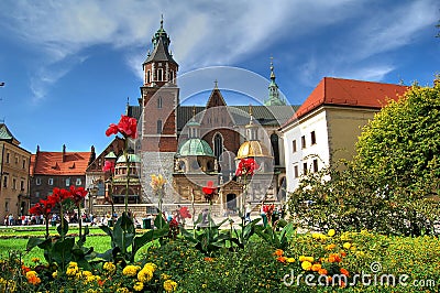 Royal Castle Wawel Stock Photo