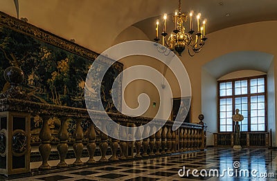 Royal Chambers at Wawel Castle, Krakow Editorial Stock Photo