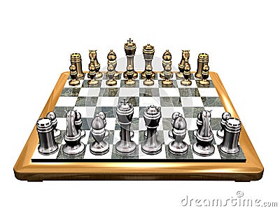 Royal chess v.1 Stock Photo