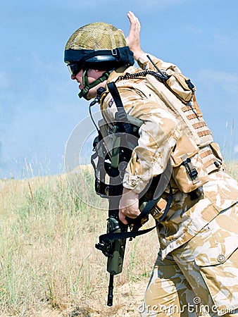 Royal commando Stock Photo