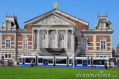 Royal Concertgebouw, concert hall in Amsterdam Editorial Stock Photo