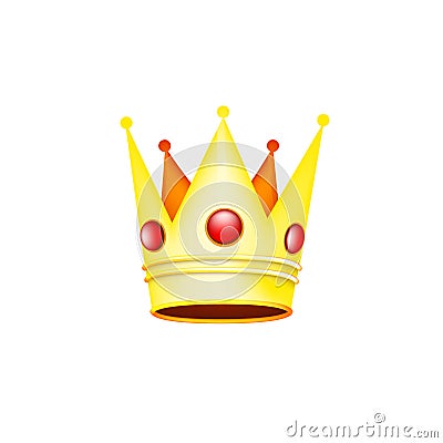 Royal crown for queen or king Cartoon Illustration