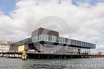 Royal Dramatic Theater, Denmark, Copenhagen Editorial Stock Photo