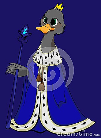 Royal duck Stock Photo