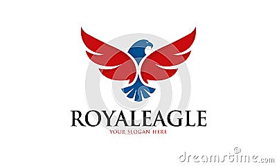 Royal Eagle Logo Vector Illustration