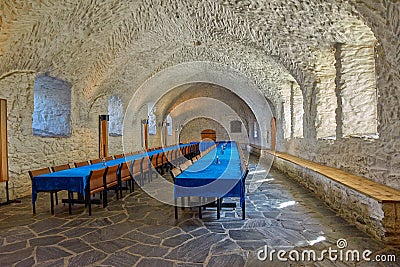 Royal Eatery (Canteen) in a Castle Stock Photo