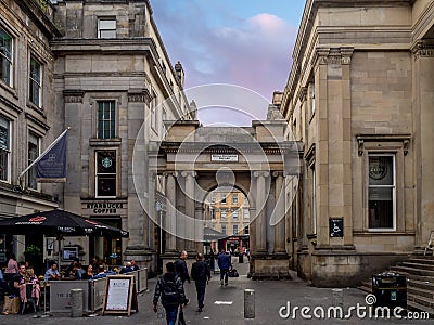 Royal Exchange Square in Glasgow Editorial Stock Photo