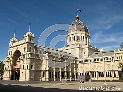 Royal Exhibition Building, Melbourne, Australia Editorial Stock Photo