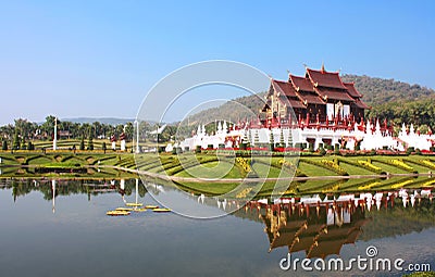 ROYAL FLORA RATCHAPHRUEK, International Horticulture Exposition for His Majesty the King Stock Photo