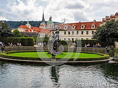 Royal Garden Prague Castle Editorial Stock Photo