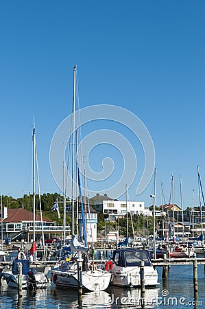 Royal Gothenburg Yacht Club Marina Langedrag Editorial Stock Photo