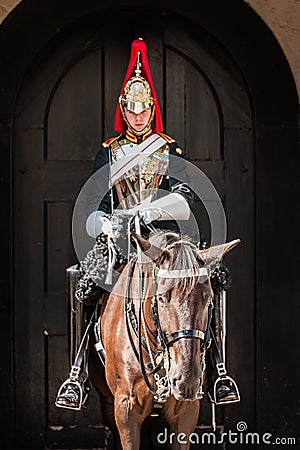 Royal Guard mounted trooper Editorial Stock Photo