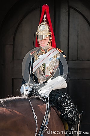 Royal Guard mounted trooper Editorial Stock Photo