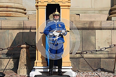 Royal Guard, Stockholm Editorial Stock Photo