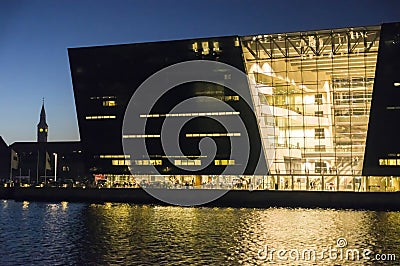 The Royal Library building in Copenhagen, Denmark Editorial Stock Photo