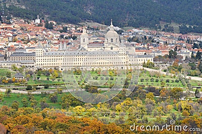 Royal Monastery of San Lorenzo de El Escorial, Madrid Stock Photo