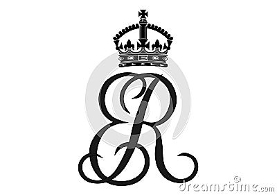 Royal Monogram Of Queen Elizabeth The Queen Editorial Stock Photo