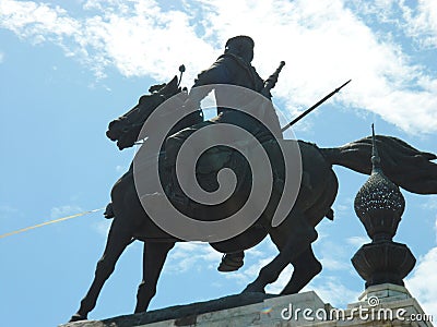 Royal Monument of King Naresuan Editorial Stock Photo