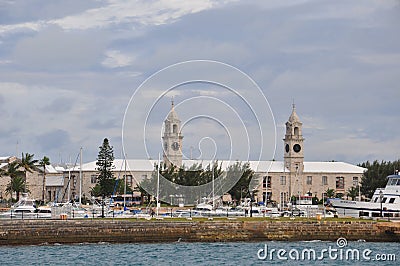 The Royal Navy Dockyard in Bermuda Editorial Stock Photo