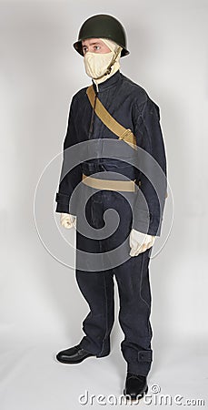 Royal Navy sailor WWII Stock Photo