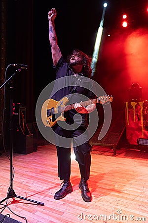 Royal Oak, Michigan -USA - March 18, 2023: The Word Alive performing at the Royal Oak Music Theater as guest for Pop Evil Editorial Stock Photo