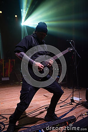 Royal Oak, Michigan -USA - March 18, 2023: The Word Alive performing at the Royal Oak Music Theater as guest for Pop Evil Editorial Stock Photo