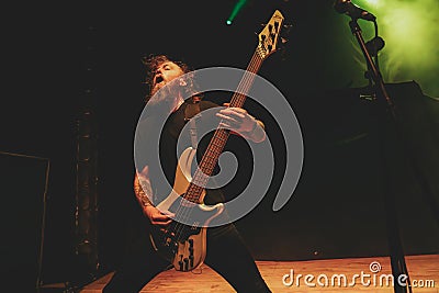 Royal Oak, Michigan -USA - May 16, 2023: Veil of Maya performing at the Royal Oak Music Theater as guest for Avatar Editorial Stock Photo