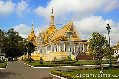 Royal Palace of Cambodia Stock Photo