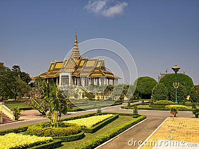 Royal Palace, Cambodia Stock Photo