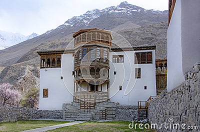 Royal palace in Khaplu, northern areas of Gilgit Baltistan, Pakistan Editorial Stock Photo
