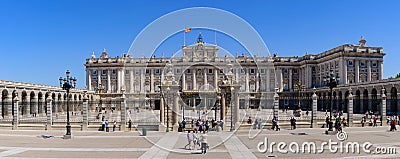 Royal Palace of Madrid Editorial Stock Photo