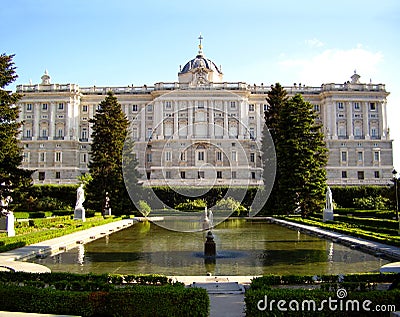 Royal Palace, Madrid, Spain Stock Photo