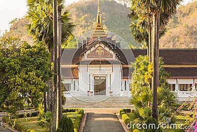 Royal Palace Museum in Luang Prabang, Laos Stock Photo