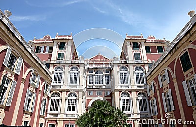 Royal Palace (Palazzo Reale or Palazzo Stefano Balbi) Stock Photo