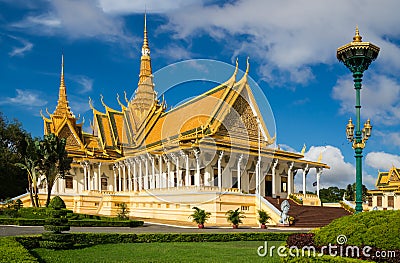 The Royal Palace in Phnom Penh Stock Photo