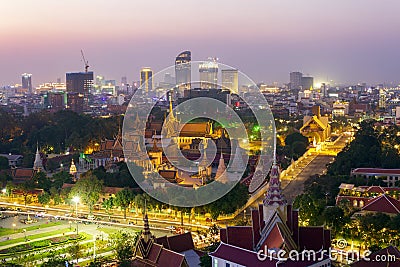 The Royal Palace Phnom Penh Cambodia Stock Photo