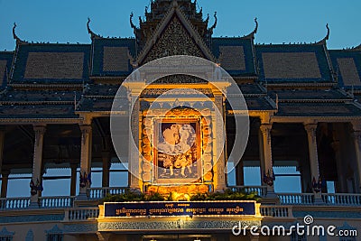 Royal Palace Phnom Penh, Cambodia Editorial Stock Photo