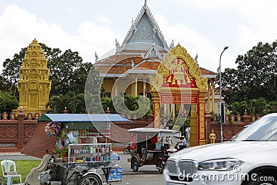 Royal place Phnom Penh Cambodia Editorial Stock Photo