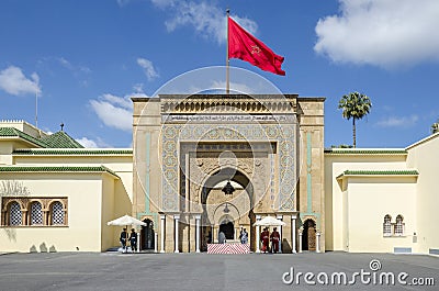 Royal Palace Rabat Editorial Stock Photo