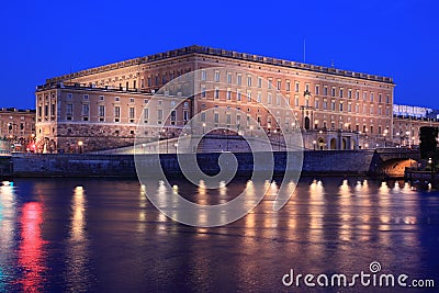 Royal palace in Stockholm Stock Photo