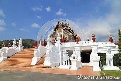 Royal Park Rajapruek (Hor Kam Luang) Stock Photo