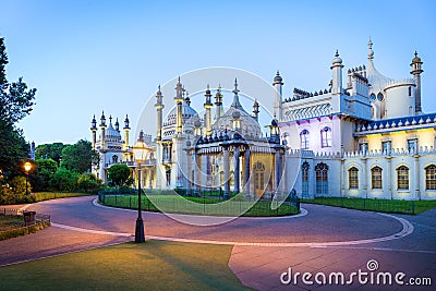 Royal Pavilion in Brighton, England Editorial Stock Photo