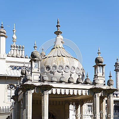 Royal Pavilion Estate - Brighton England Editorial Stock Photo