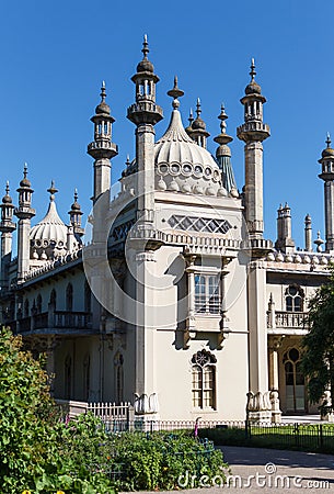 Royal Pavilion Estate - Brighton England Editorial Stock Photo