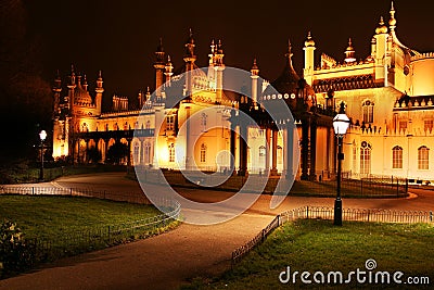 Royal pavilion palace in brighton Stock Photo