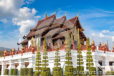 Royal Ratchaphruek Park in Chiang Mai Stock Photo