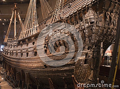 Royal Swedish Flagship - Vasa. Editorial Stock Photo