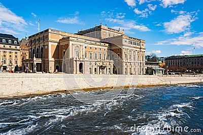 Royal Swedish Opera exterior Stock Photo